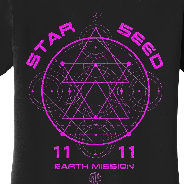 funny Starseed Mission Sacred Geometry Women's T-Shirt