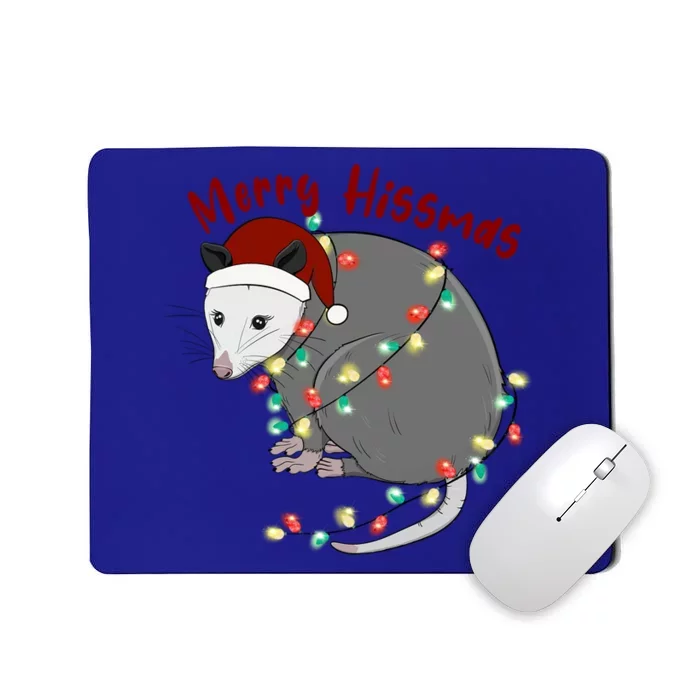 Funny Santa Mouse Merry Hissmas Claus Merry Xmas Team Santa Meaningful Gift Mousepad