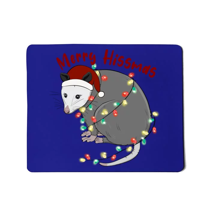 Funny Santa Mouse Merry Hissmas Claus Merry Xmas Team Santa Meaningful Gift Mousepad