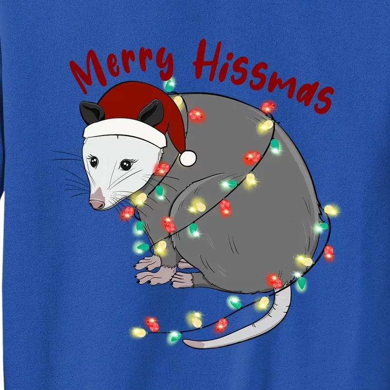 Funny Santa Mouse Merry Hissmas Claus Merry Xmas Team Santa Meaningful Gift Tall Sweatshirt