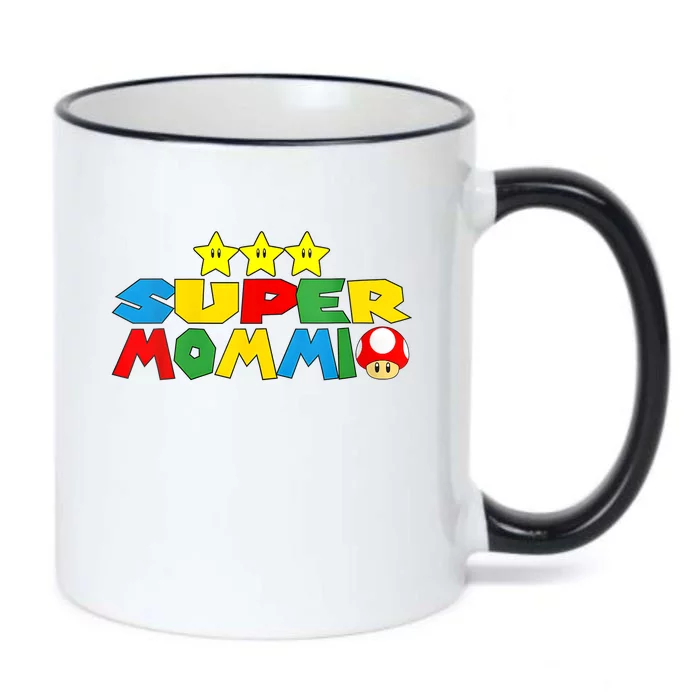 Funny Super Mommio Video Game Lover Mothers Day Black Color Changing Mug