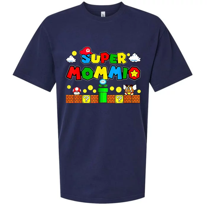 Funny Super Mommio Mothers Video Game Lovers Sueded Cloud Jersey T-Shirt