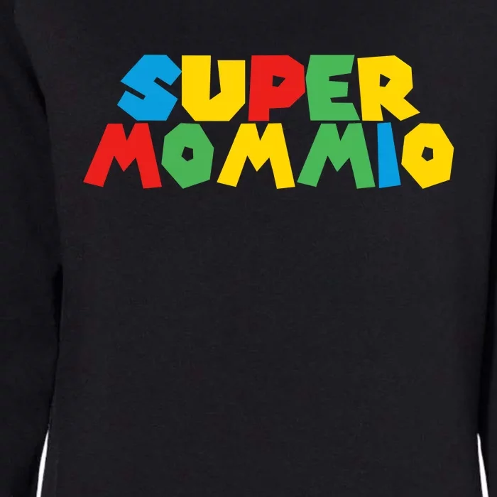 Funny Super Mommio Video Game Lover Mothers Day Womens California Wash Sweatshirt