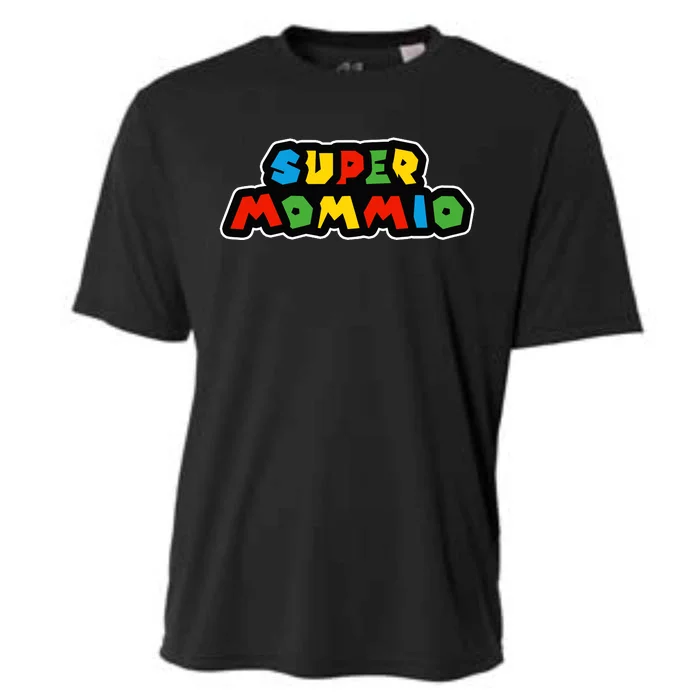 Funny Super Mommio Video Game Lover Mothers Day Cooling Performance Crew T-Shirt