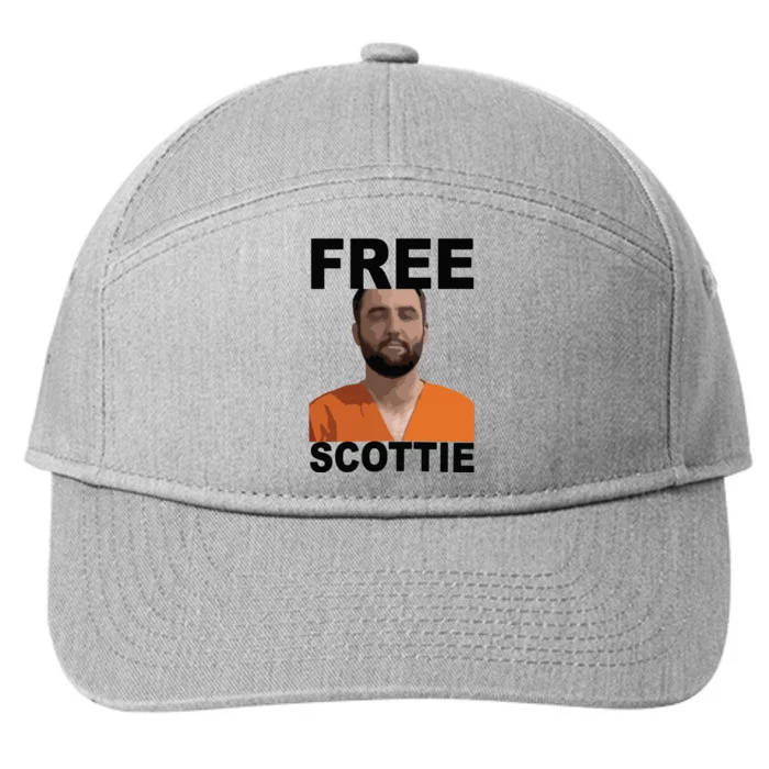 Free Scottie Mugshot 7-Panel Snapback Hat