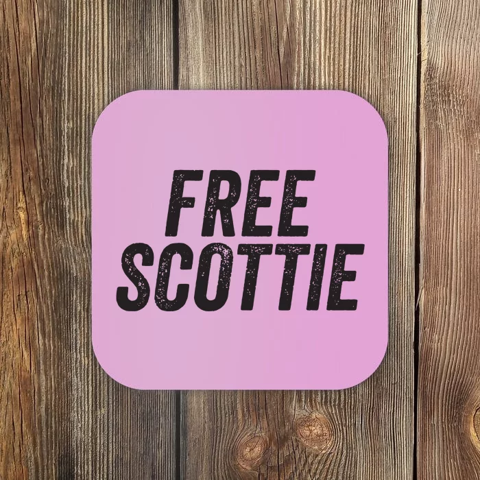 Free Scottie Mugshot Coaster