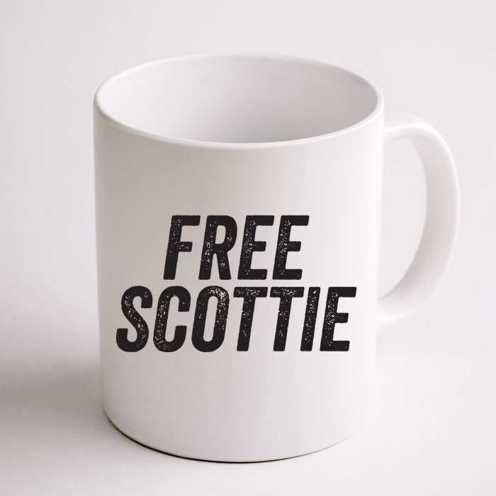 Free Scottie Mugshot Front & Back Coffee Mug