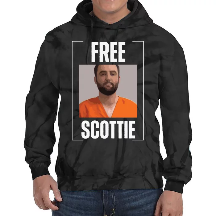 Free Scottie Mugshot Tie Dye Hoodie