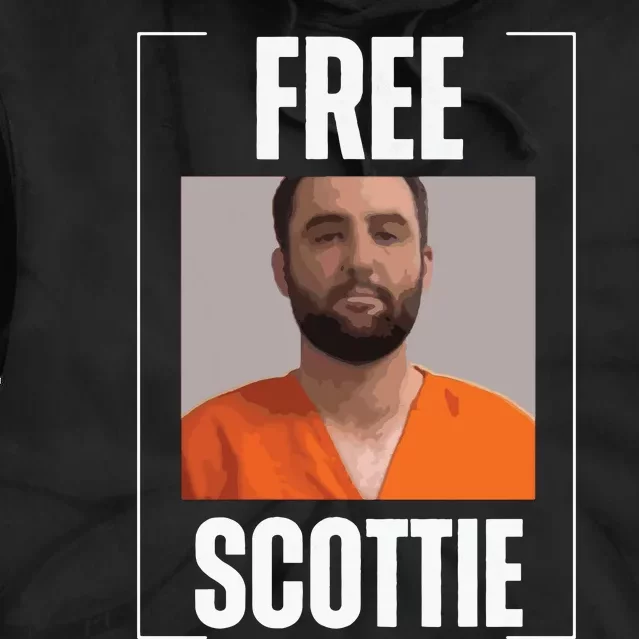 Free Scottie Mugshot Tie Dye Hoodie