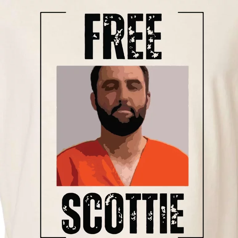 Free Scottie Mugshot Garment-Dyed Women's Muscle Tee