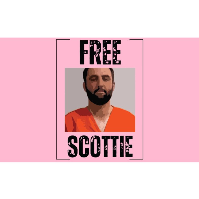 Free Scottie Mugshot Bumper Sticker