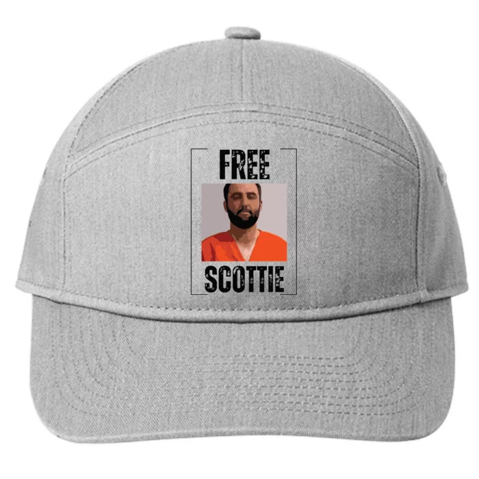 Free Scottie Mugshot 7-Panel Snapback Hat