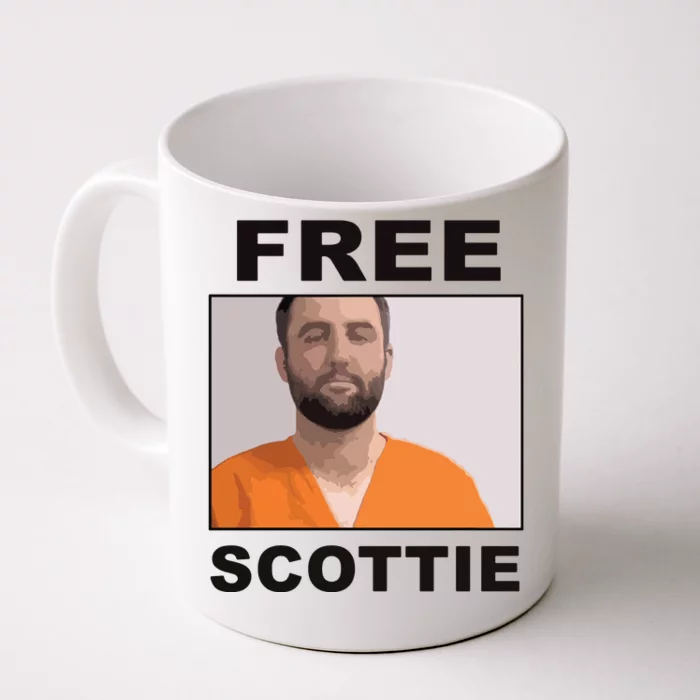 Free Scottie Mugshot Front & Back Coffee Mug