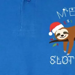 Funny Sloth Merry Christmas Merry Slothmas Holiday Funny Gift Cool Gift Softstyle Adult Sport Polo