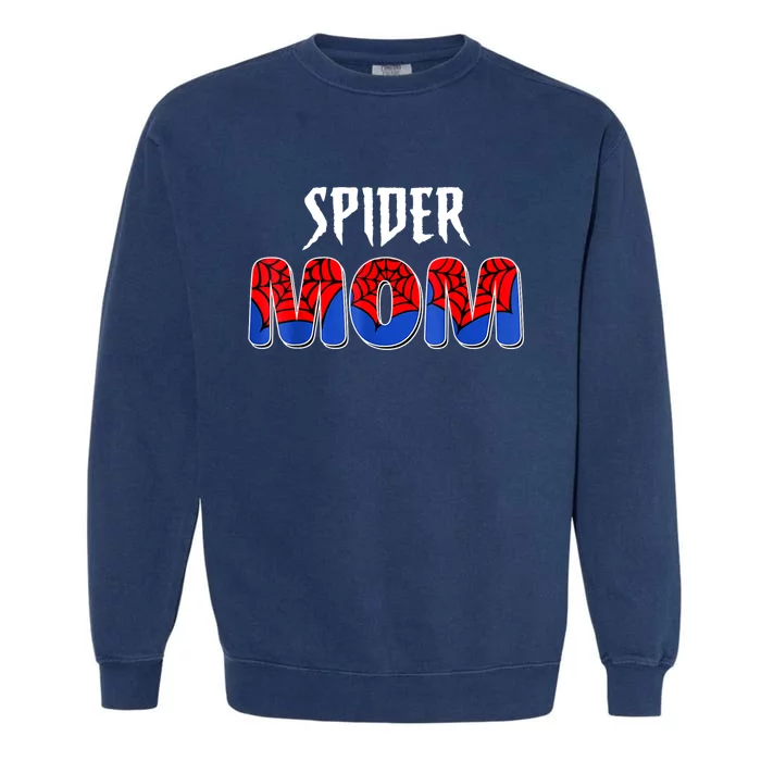 Funny Spider Mom For Women Love Garment-Dyed Sweatshirt