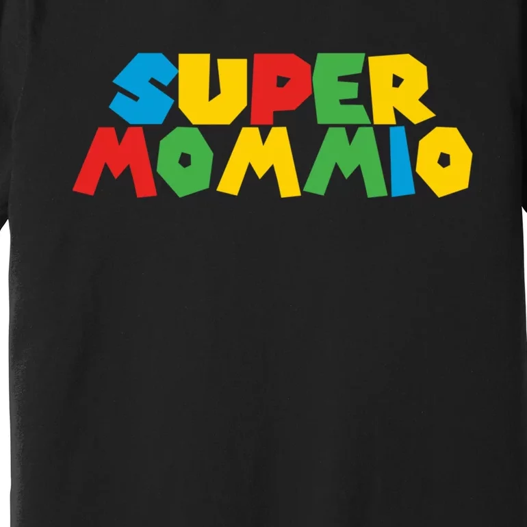 Funny Super Mommio Mother's Day Gamer Premium T-Shirt