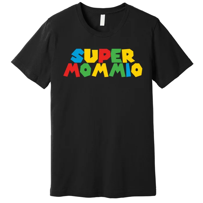 Funny Super Mommio Mother's Day Gamer Premium T-Shirt