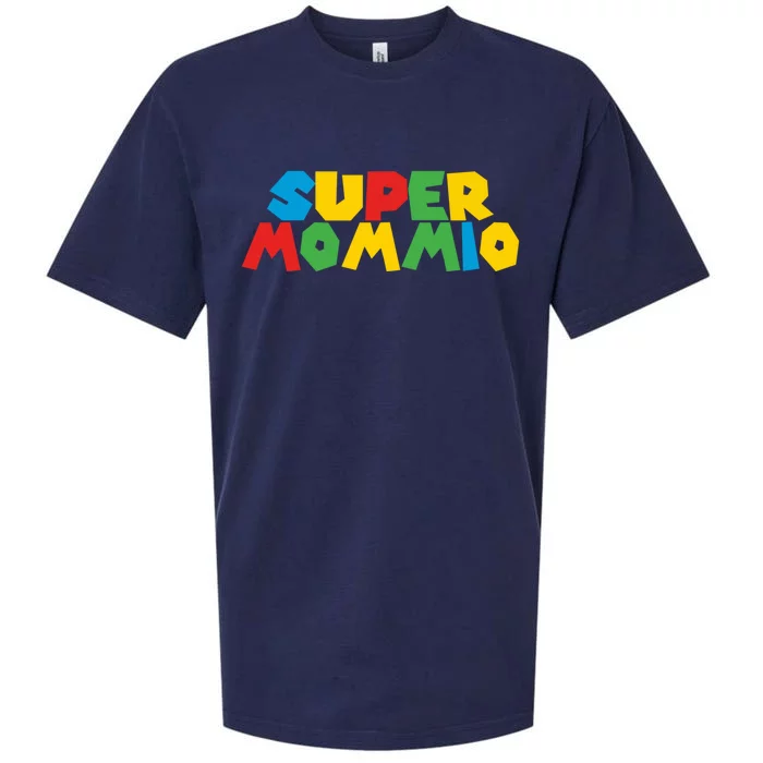 Funny Super Mommio Mother's Day Gamer Sueded Cloud Jersey T-Shirt