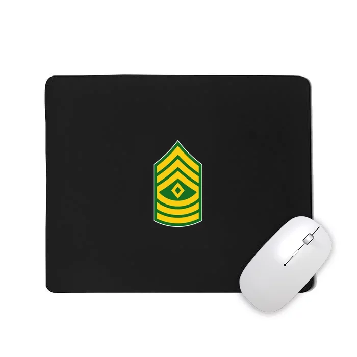 First Sergeant Military Badge Mousepad