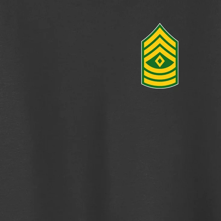 First Sergeant Military Badge Toddler T-Shirt