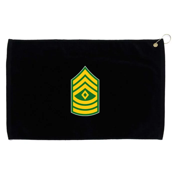 First Sergeant Military Badge Grommeted Golf Towel