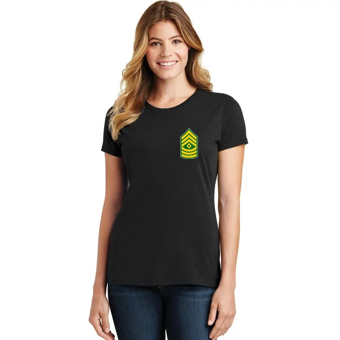 First Sergeant Military Badge Women's T-Shirt