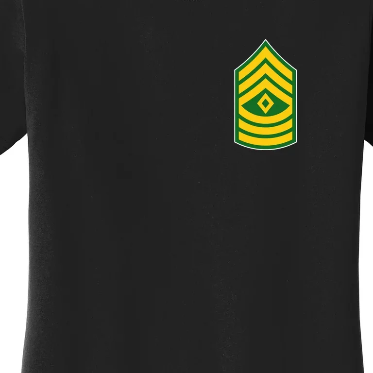 First Sergeant Military Badge Women's T-Shirt