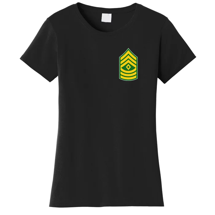 First Sergeant Military Badge Women's T-Shirt