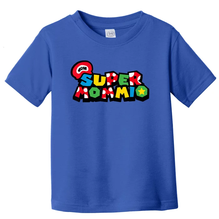 Funny Super Mommio Mother's Day Gamer Toddler T-Shirt