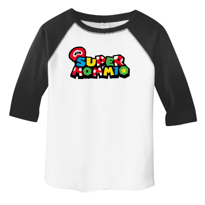 Funny Super Mommio Mother's Day Gamer Toddler Fine Jersey T-Shirt