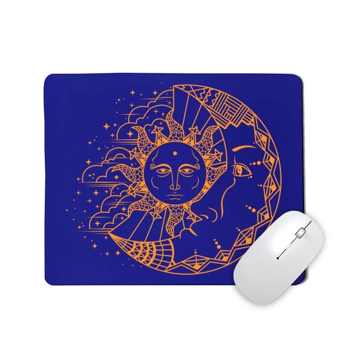 Funny Sun Moon Astrology Astronomer Astronomy Gift Meaningful Gift Mousepad