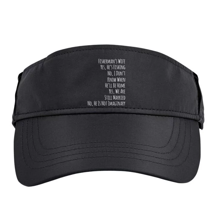 Fishing Solves Most Of My Problems Funny Fishing Adult Drive Performance Visor