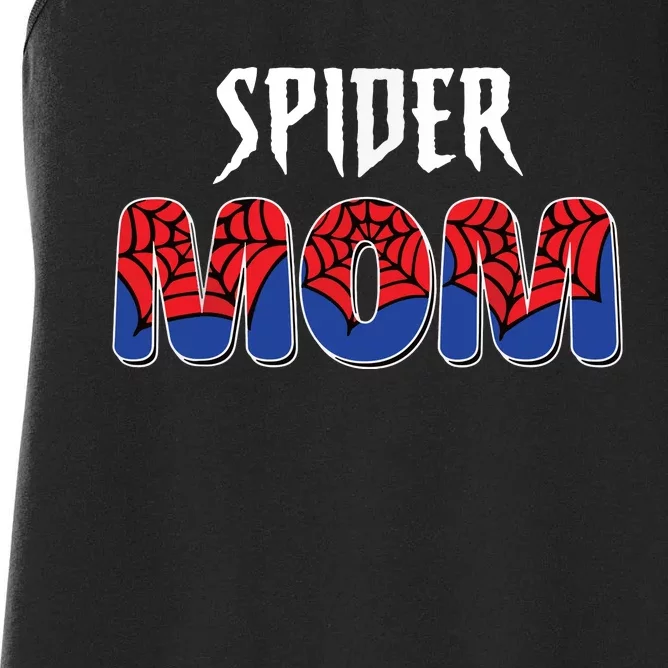 Funny Spider Mom For Women Girl Love Women's Racerback Tank