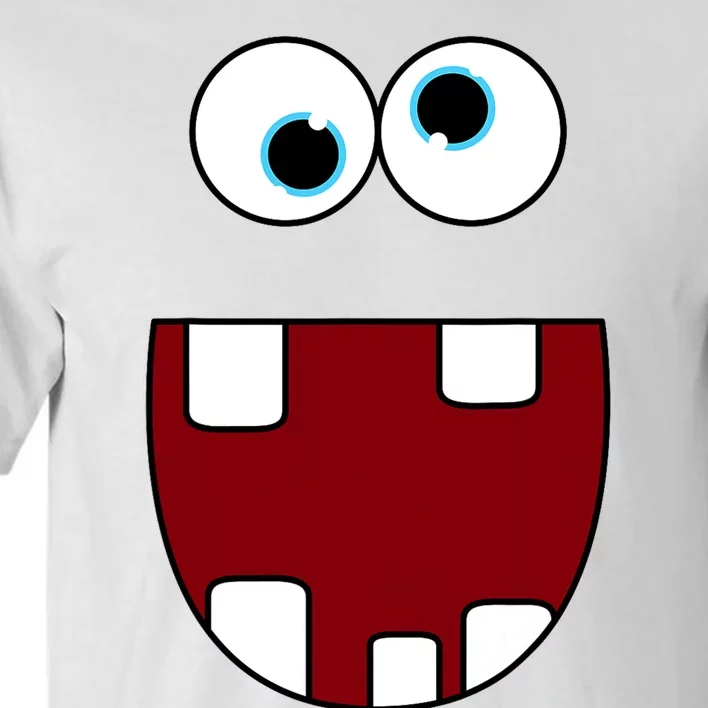 Funny Silly Monster Face Smiling Easy Halloween Costume Tall T-Shirt