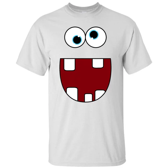 Funny Silly Monster Face Smiling Easy Halloween Costume Tall T-Shirt