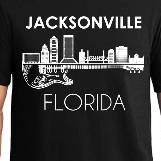 Florida Souvenir Music Guitar Souvenir Jacksonville Pajama Set