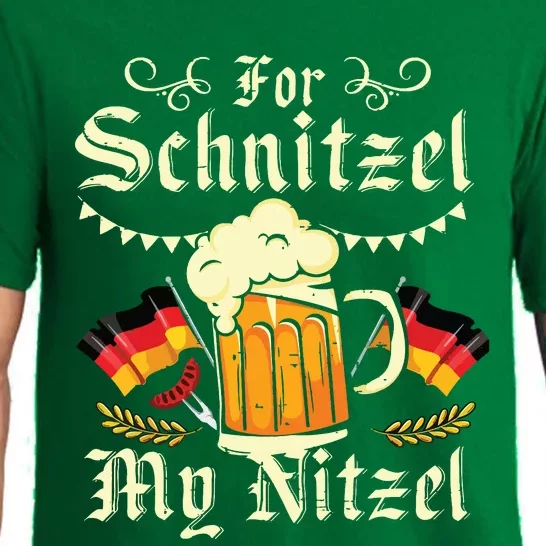 For Schnitzel My Nitzel Funny Oktoberfest Pajama Set