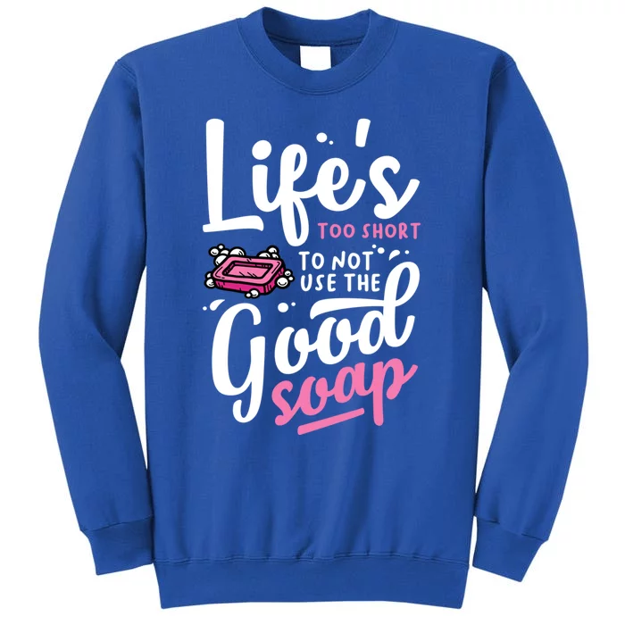 Funny Soap Maker Handmade Soap Making Soapmaking Gift Tall Sweatshirt