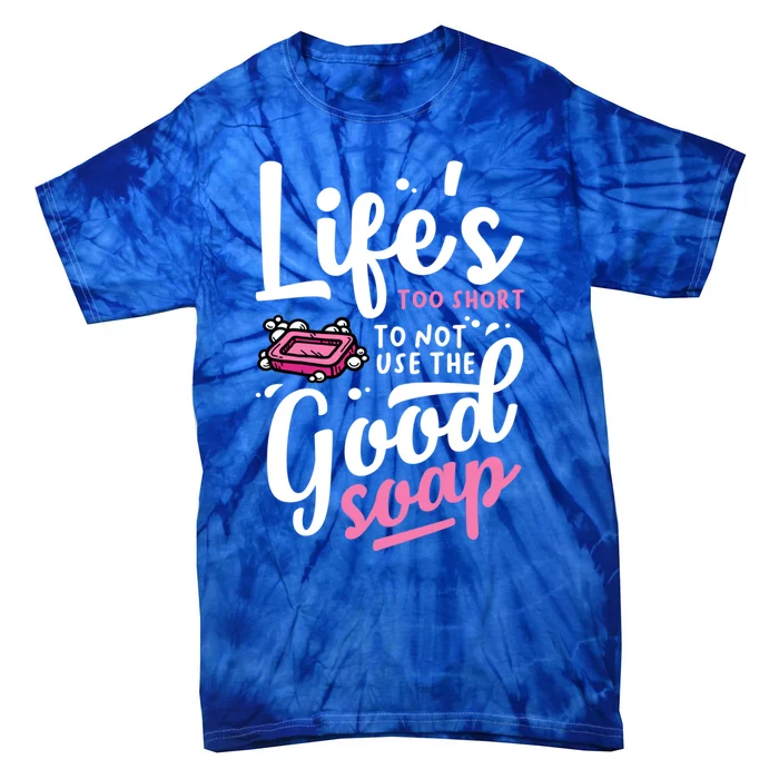 Funny Soap Maker Handmade Soap Making Soapmaking Gift Tie-Dye T-Shirt