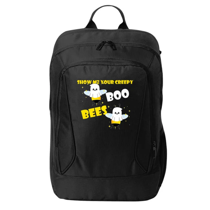 Funny Show Me Your Creepy Boo Bees Halloween Couples Costume Meaningful Gift City Backpack