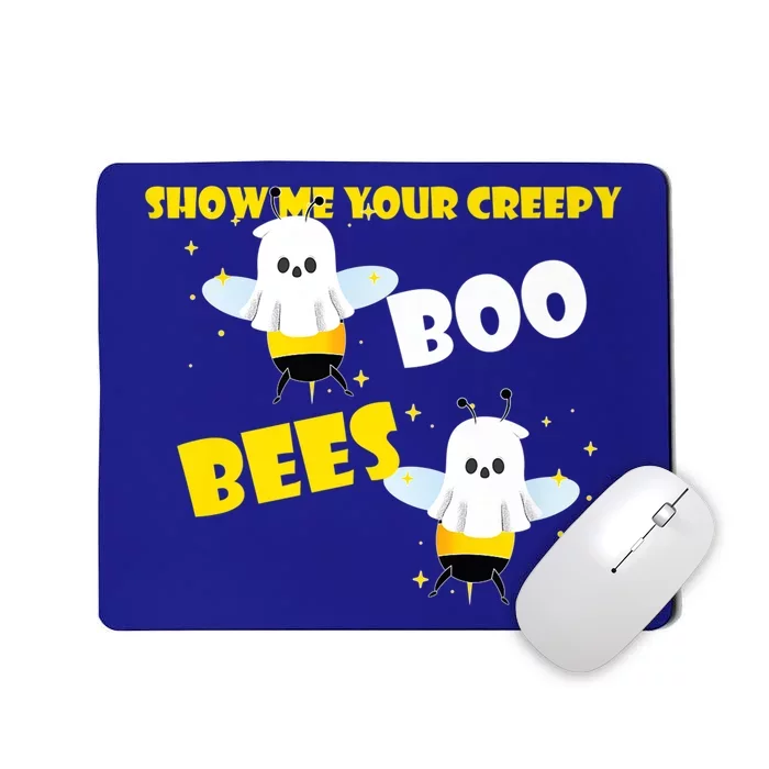 Funny Show Me Your Creepy Boo Bees Halloween Couples Costume Meaningful Gift Mousepad