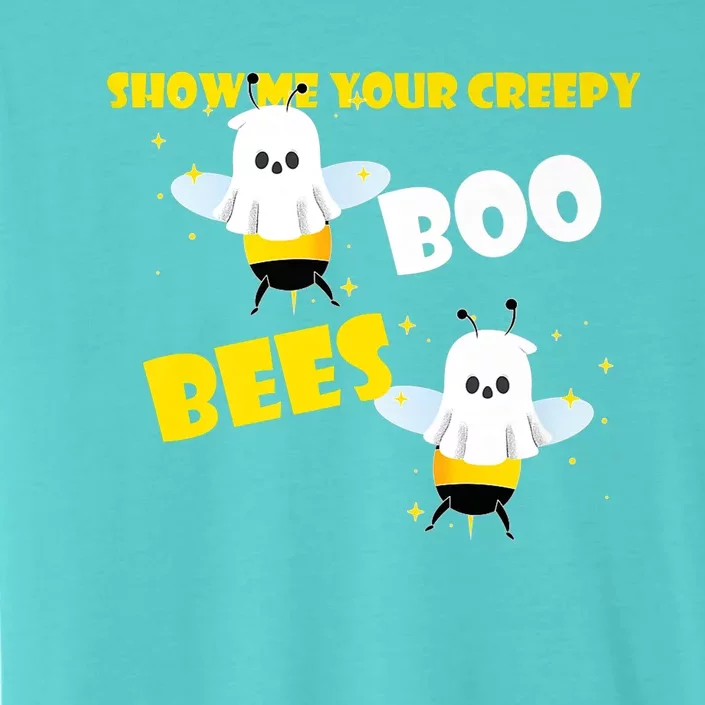 Funny Show Me Your Creepy Boo Bees Halloween Couples Costume Meaningful Gift ChromaSoft Performance T-Shirt