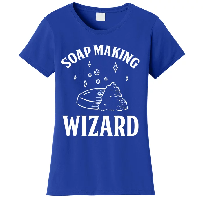 Funny Soap Maker Soap Making Wizard Diy Handmade Crafting Funny Gift Women's T-Shirt