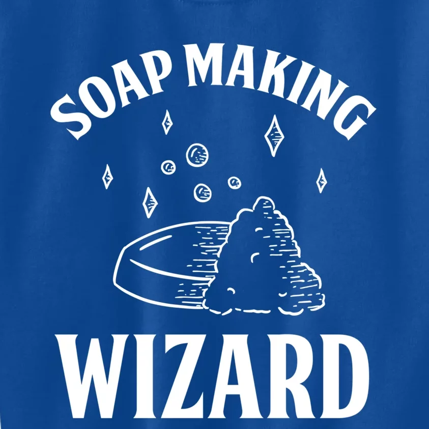 Funny Soap Maker Soap Making Wizard Diy Handmade Crafting Funny Gift Kids Sweatshirt