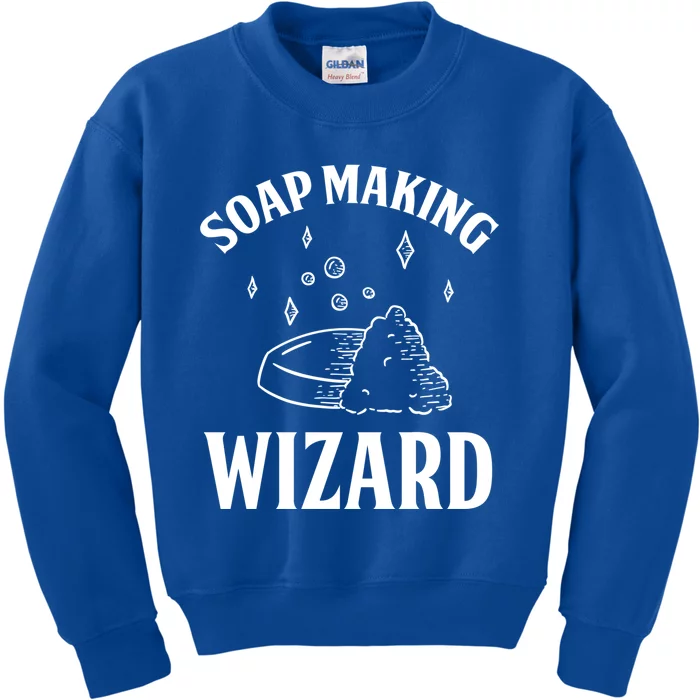 Funny Soap Maker Soap Making Wizard Diy Handmade Crafting Funny Gift Kids Sweatshirt