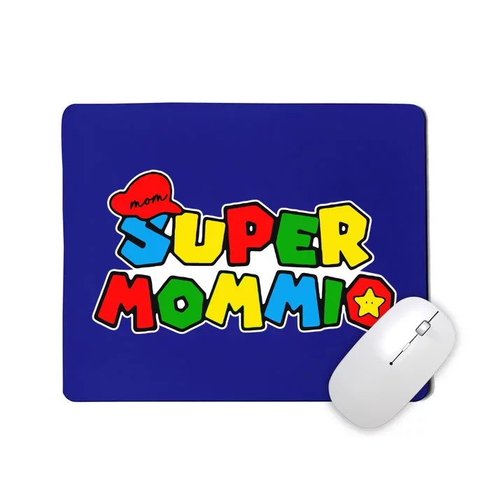 Funny Super Mommio Mother's Day Gamer Mousepad