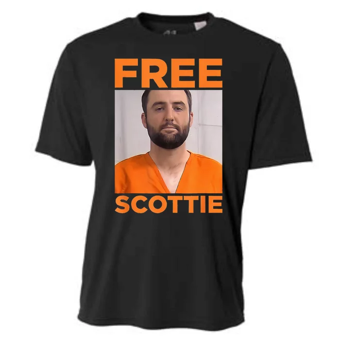 Free Scottie Mug Shot Funny Saying Humour Cooling Performance Crew T-Shirt