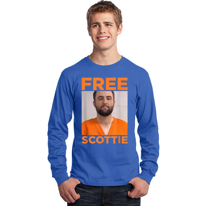 Free Scottie Mug Shot Funny Saying Humour Long Sleeve Shirt