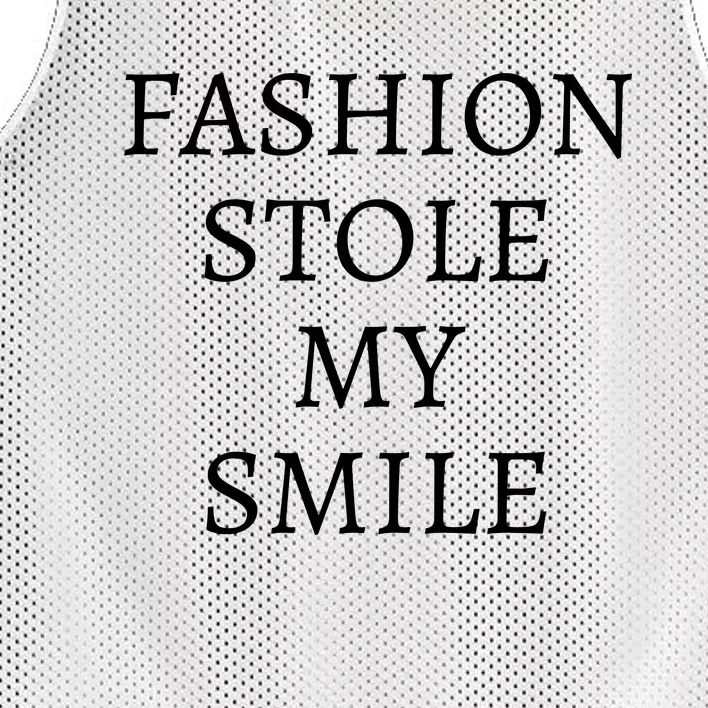 Fashion Stole My Smile Mesh Reversible Basketball Jersey Tank