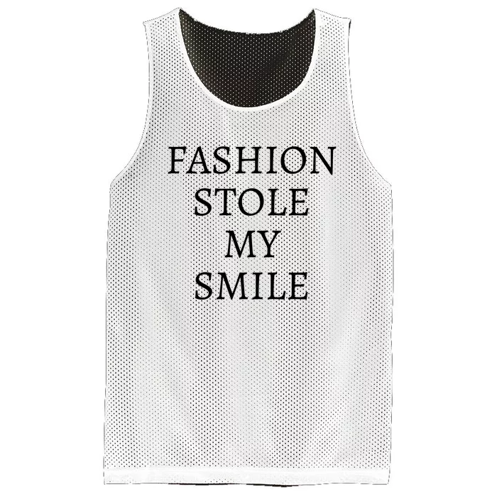 Fashion Stole My Smile Mesh Reversible Basketball Jersey Tank